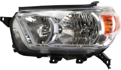 MAPM Premium LH Side Headlamp Light Halogen Clear Lens For Toyota 4Runner 2010-2013 without Trail Package - TO2518127