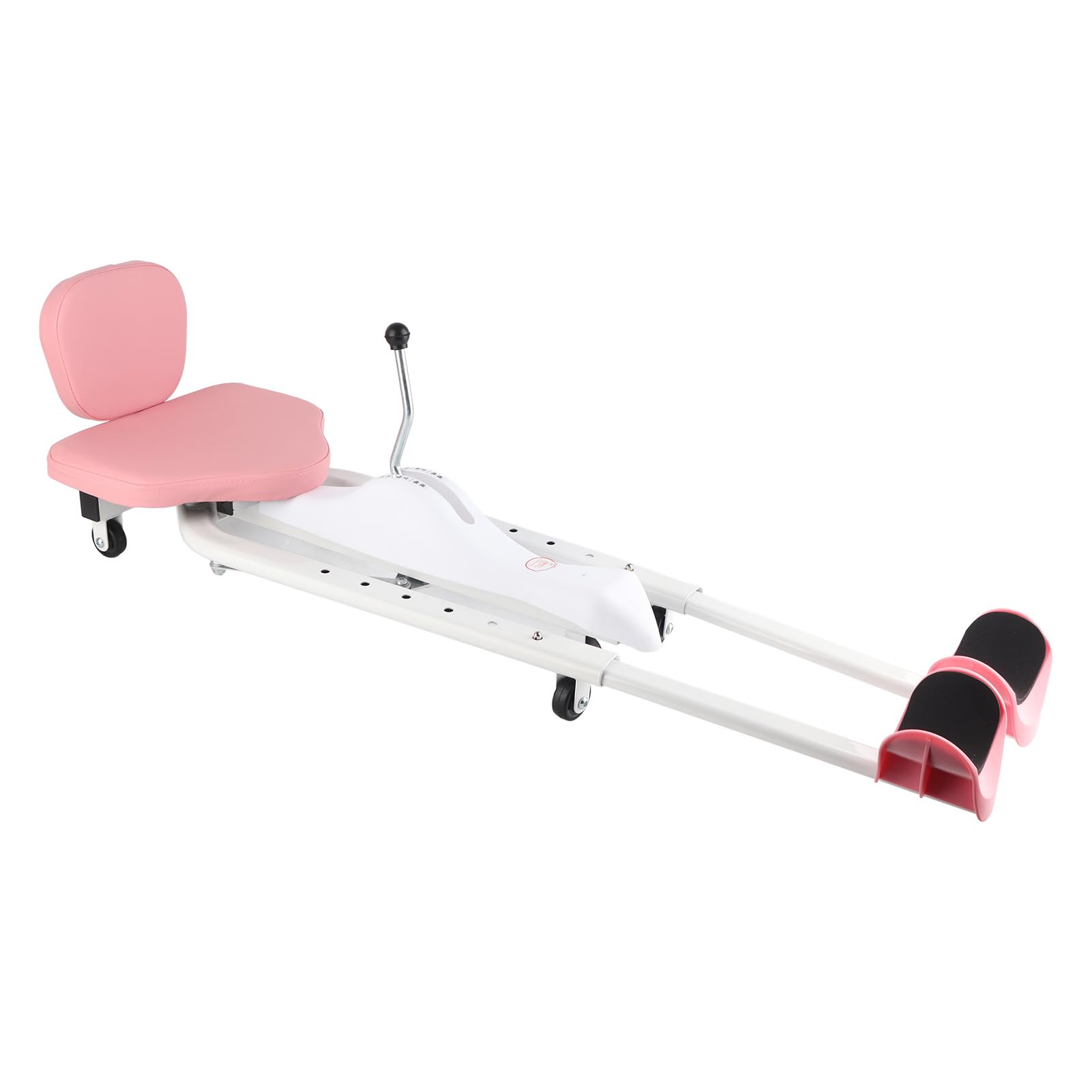 Topyond Adjustable Heavy Duty Leg Stretcher Machine with Roller Wheels, 0 to 180° Fine Adjustment Leg Stretcher for Dance, Gymnastics and Martial Arts (Backrest Type)