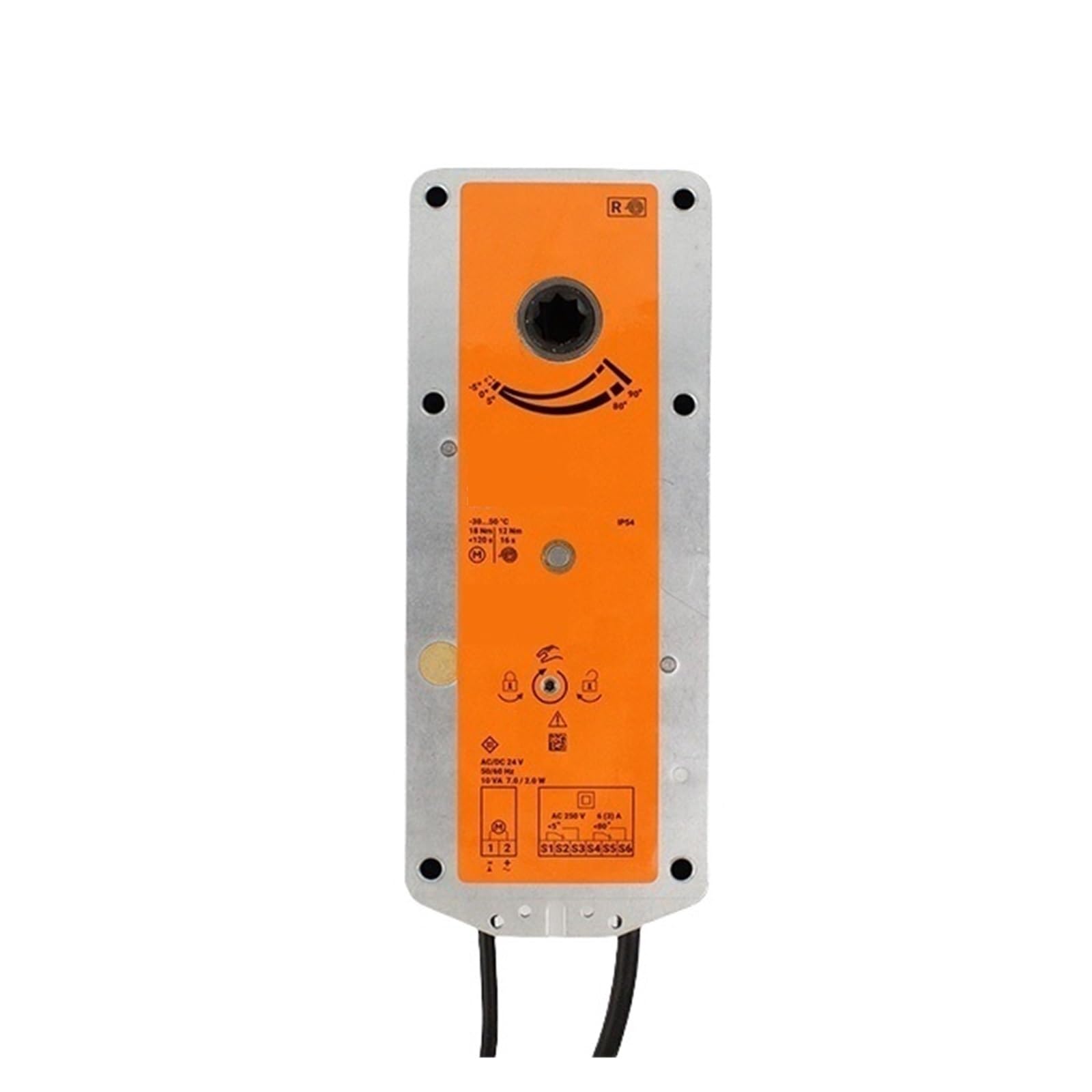 HEXEH Attuatore attuatore Rotante 18NM 12NM BF24 BF24-T BF24-ST AC24V DC24V Serrande Apri-Chiudi in HVAC(BF24-TN)