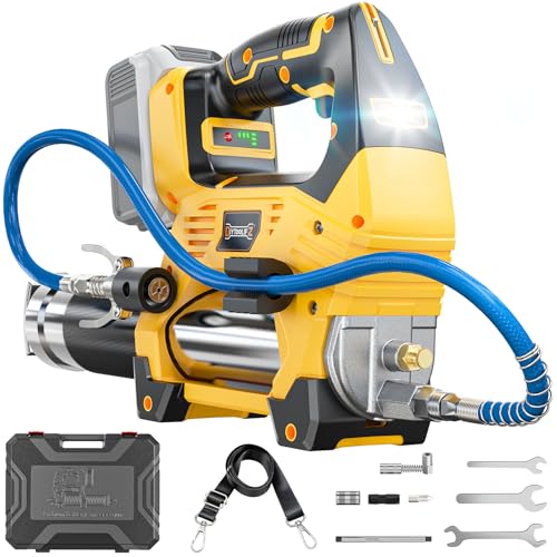 DIYtoolifz Cordless Grease Gun Compatible with DeWalt 20V...