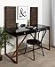 Kate and Laurel Apothecary Wood Desk Drawer Set, 9 Drawers, Rustic Brown