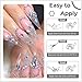 GERSHION Clear Poly Nail Gel 60ML 2.02oz High Capacity Nail Extension Gel Builder Gel Trendy Nail Salon Nail Art Design DIY at Home Beginner Friendly