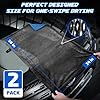 SMINDER 2-Pack 1200 GSM Car Drying Towels – Microfiber Towels for Cars (36" x 24"), Ultra-Absorbent, Streak-Free, Scratch-Free, No Water Spots, Double-Twist Pile & Edgeless Design(Blue) #2