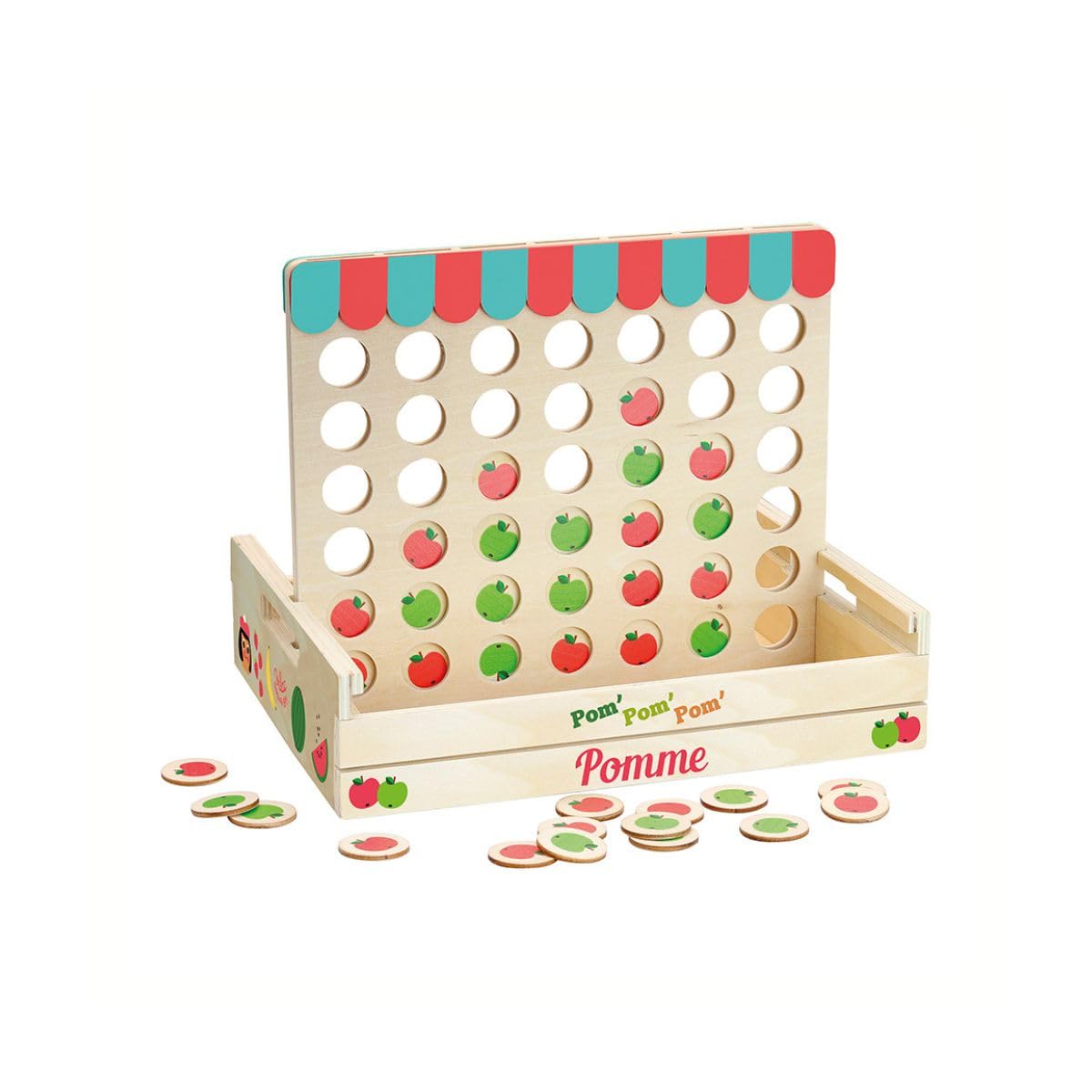 Vilac Pom Pomme Ingela P, Arrhenius Board Games, Multi-Colour (7608)