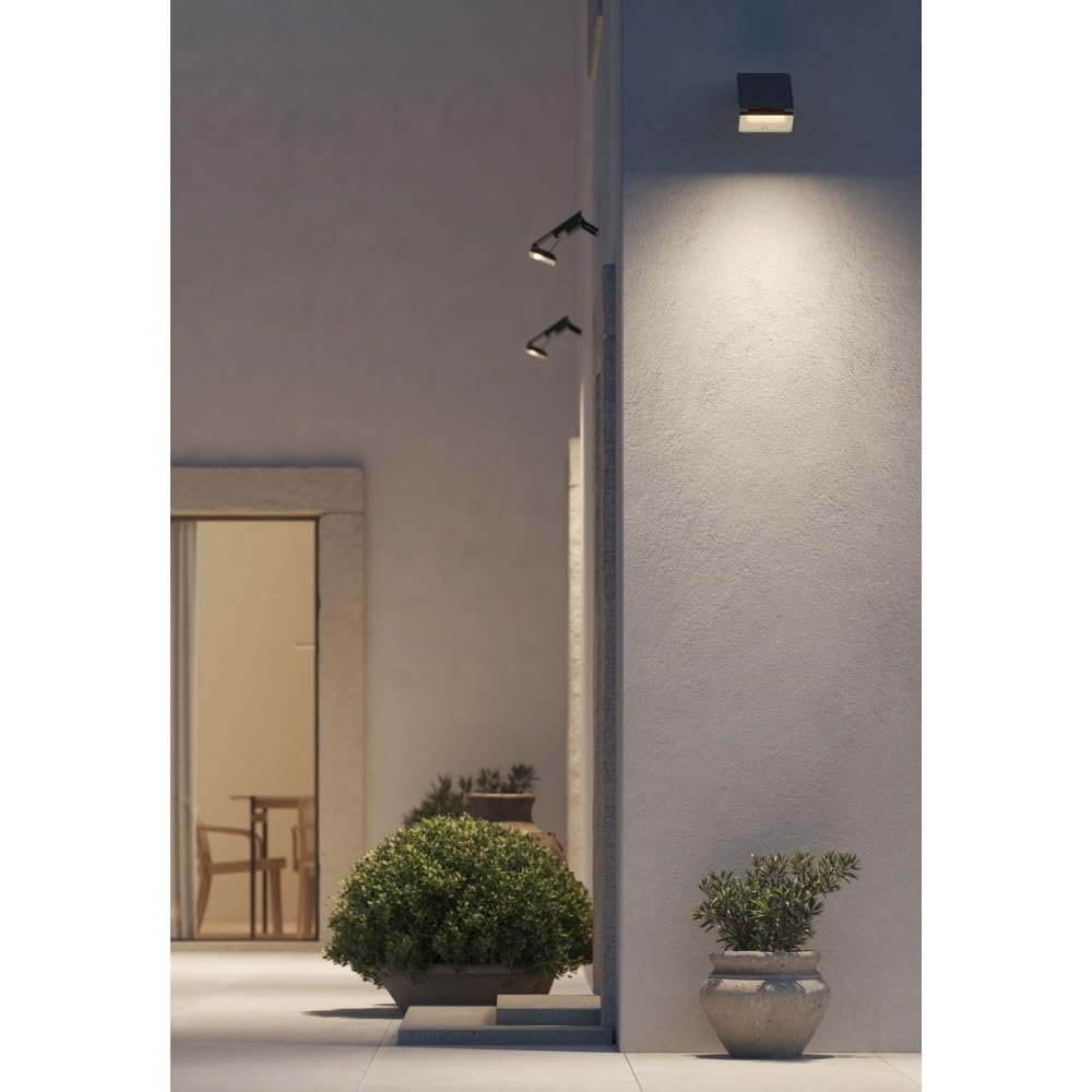 BENEITO FAURE Sky Solar Sensor lampa solarna LED z czujnikiem ruchu i zmierzchu, 8 W, 1600 lm, 4000 K, IP54, biała