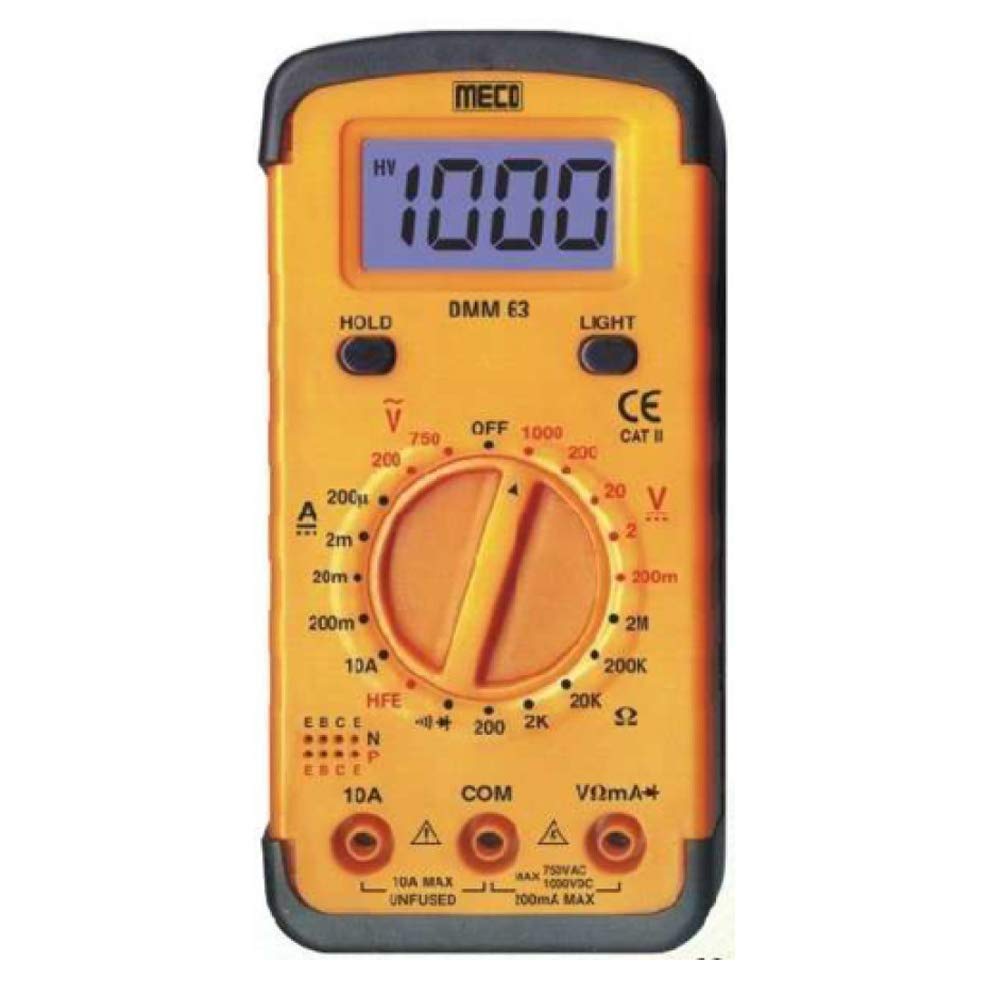 Meco Instrukart Dmm 63 Digital Multimeter-picture-2