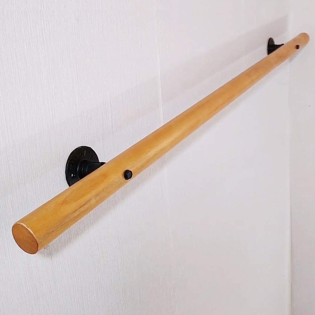Main courante en bois kit complet pour sécuriser le couloir de votre loft