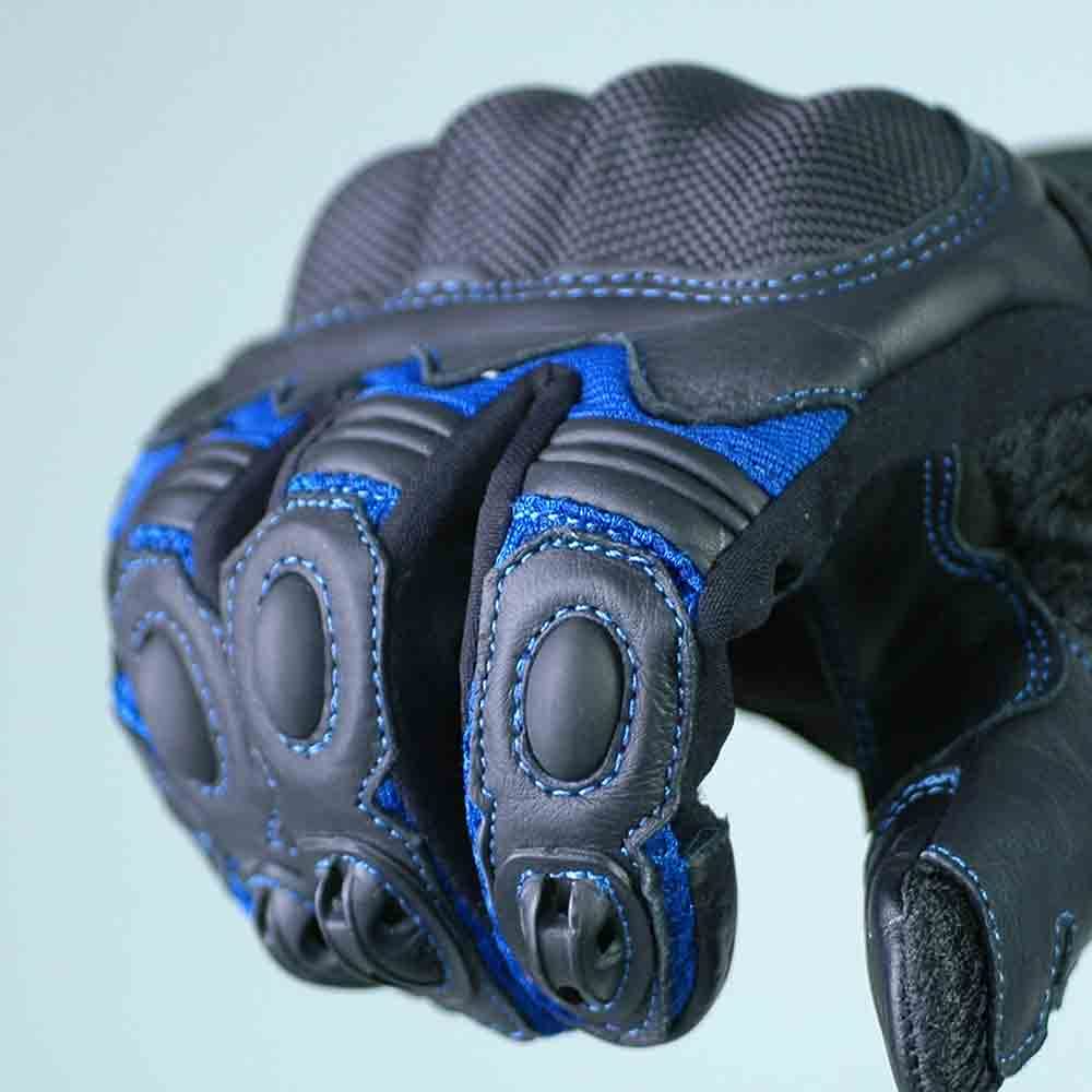 NANKAI SDG-7063-RD-S Touring Mesh Gloves for Motorcycles, Red