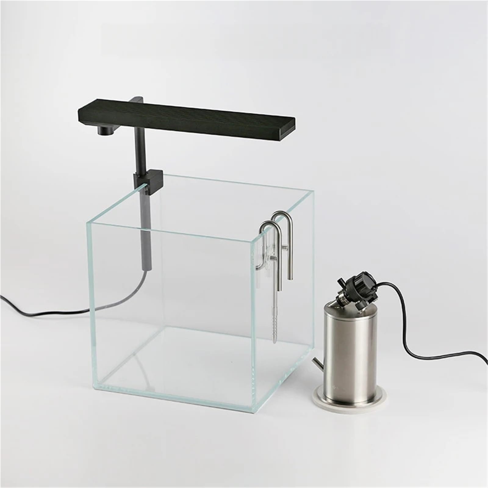 Filtro per Acquario, Filtri for Acquario in Acciaio Inossidabile, Mini Filtro Esterno for da Tavolo con Pompa 'Acqua per Acqua Fredda(ES150mini)