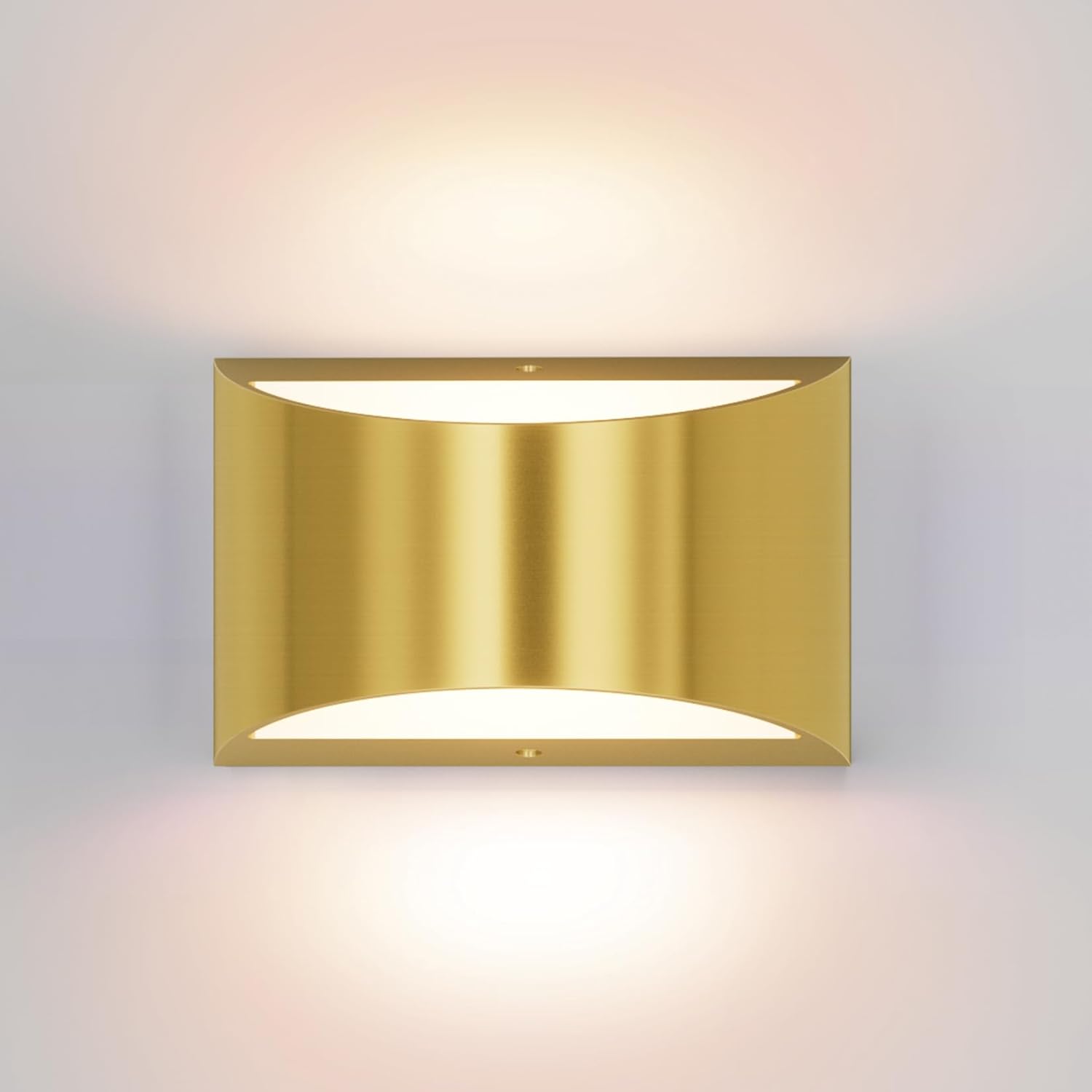 Aipsun Brushed Brass Wall Sconce Indoor Wall Lights Hardwired 1 Pack Up