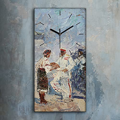 Horloge sur Toile Salon et Chambre Ne Pas Tic Tac en Silence Décoration Art Moderne