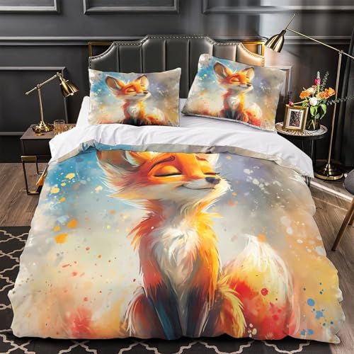 Parure de lit éléphant 220x240 avec housse de couette microfibre super douce - 2