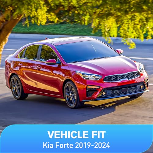 Image of Nilight in-Channel Rain Guards for Kia Forte 2019-2025 Side Windows, 4PCS