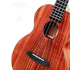 SheIRin Ukulélé de Concert 23 Pouces Dessus en Acacia Massif Bleu avec kit de démarrage pour ukulélé Comprenant Un… – Image 2