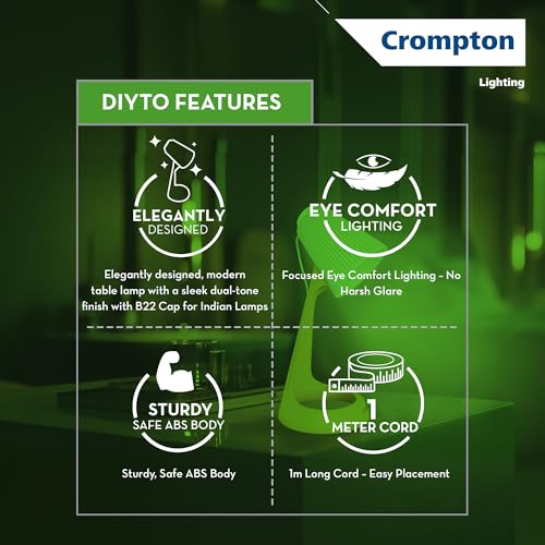Image of Crompton DIYTO Table Lamp 5W - Yellow