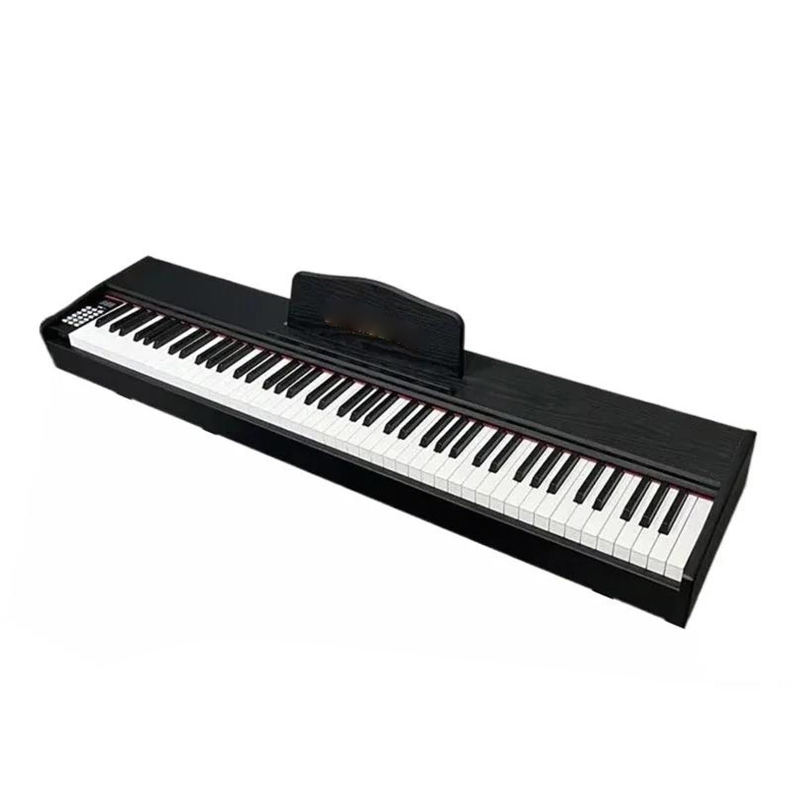 Profesjonalne Pianino Elektroniczne 88 Klawiszowe Pianino Cyfrowe Organy Elektroniczne Profesjonalna Klawiatura Wytrzymały Instrument Muzyczny(Black)