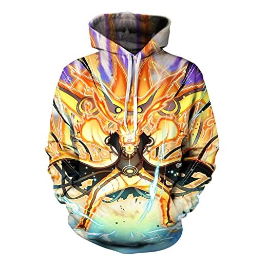 Wankele Anime Men'S Hoodie 3d Printed Cartoon Hoodies Game Cosplay Sweatshirt Unisex Sports Tops A-X-Large