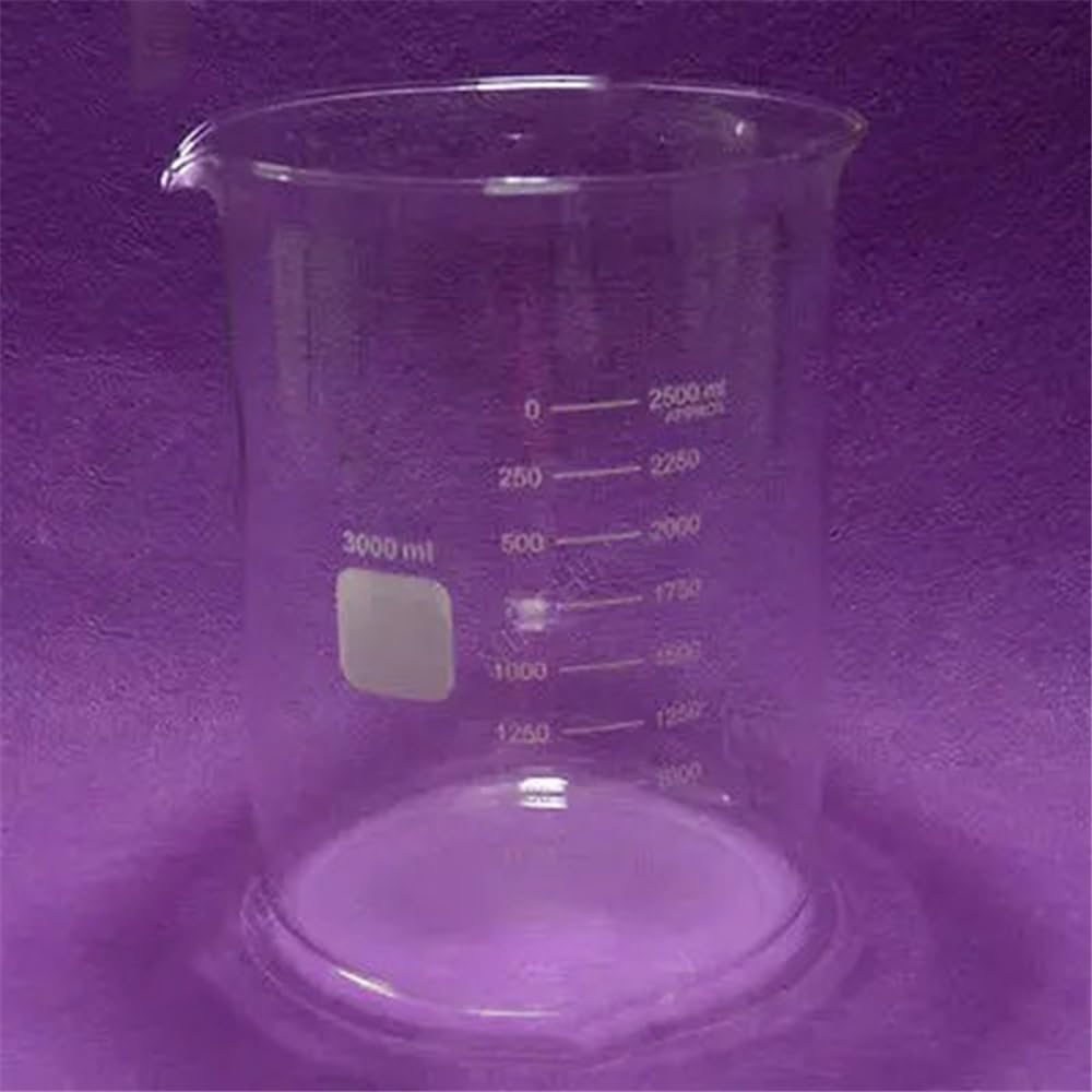 Laborgeräte und -ausrüstung 3000 ml Becherglas, niedrige Form, Becherglas, Laborglas