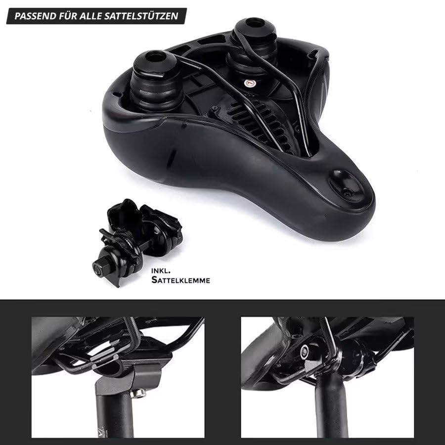 CloudComfort Pro- Endlich Schmerzfrei Fahrradsattel Radfahren Ergonomisch