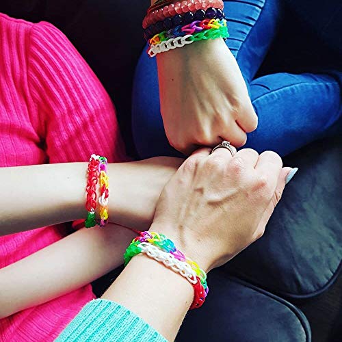 VICOVI 11900+ Colorful Rubber Bands Refill Kit with 11000 Bracelet Bands Loom Bracelet Making Kit for Kids Girls Gift