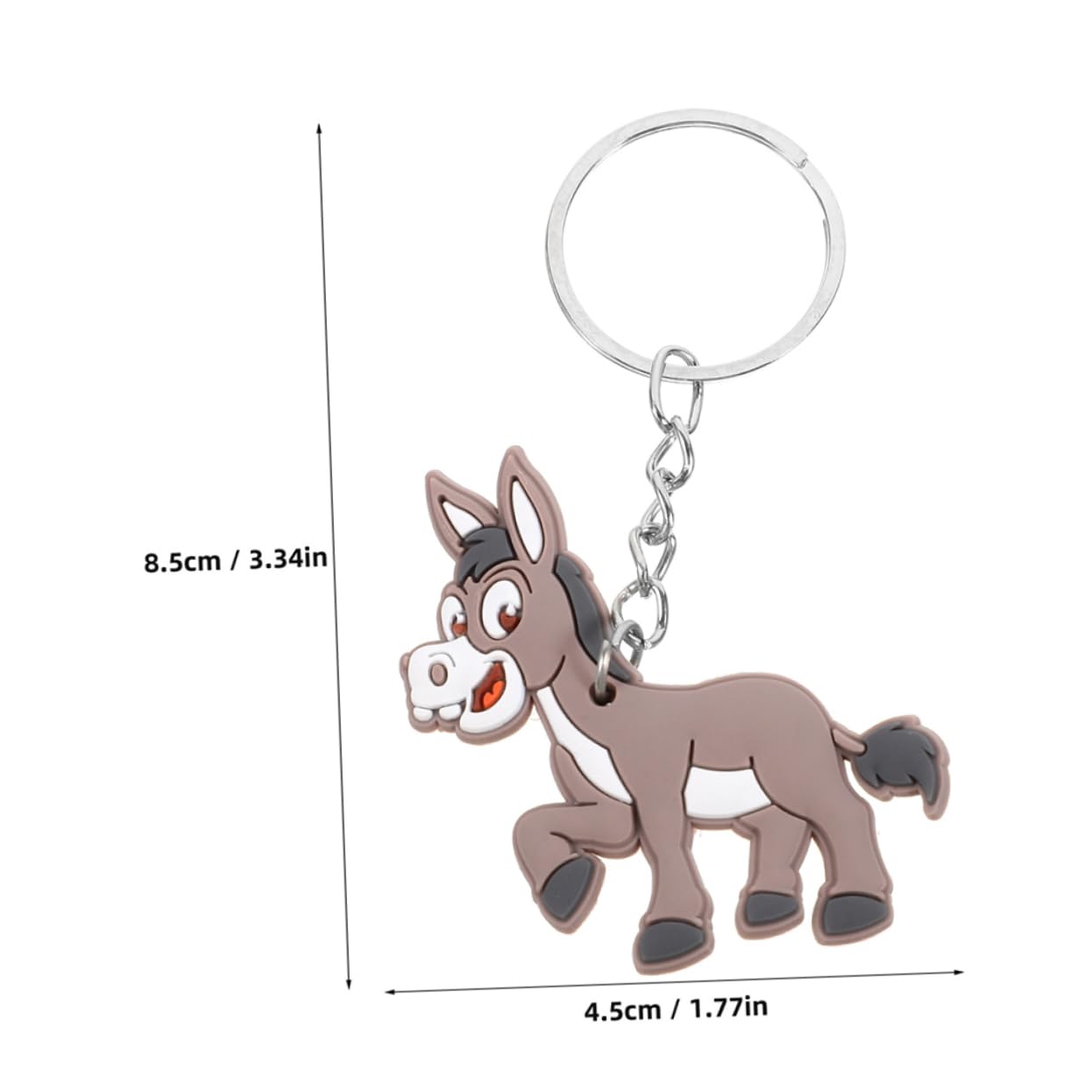 100stücke Donkey Schlüsselanhänger Für Kinderpartys Langlebige Tiercharms Aus Stabilem Material Perfektes Mitbringsel Für Geburtstagsfeiern Und Themenveranstaltungen