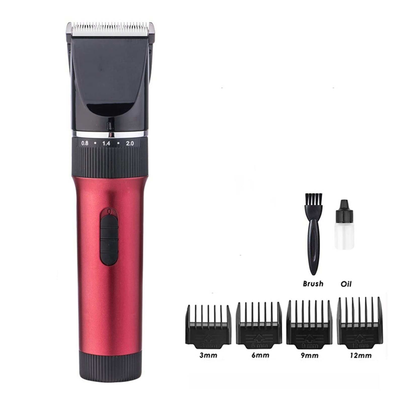 Cortadora de Pelo Profesional para Perros, cortadora de Pelo Recargable para Mascotas, cortadora de Pelo para Gatos, cortadora eléctrica de bajo Ruido, máquina de Corte de Pelo(Blue,White)
