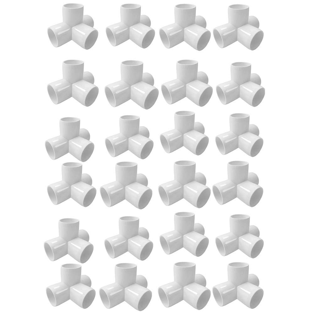 4 Way PVC Fitting Elbow Tee 1/2" PVC Fitting Tube Fittings Elbow