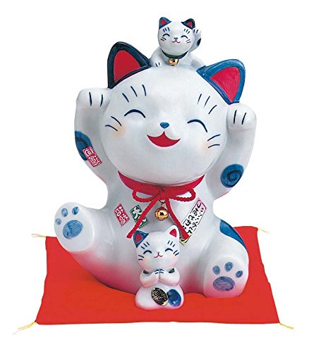 Amazon.co.jp: 染錦福づくし猫(6.5号)(貯金箱) 7797 : おもちゃ