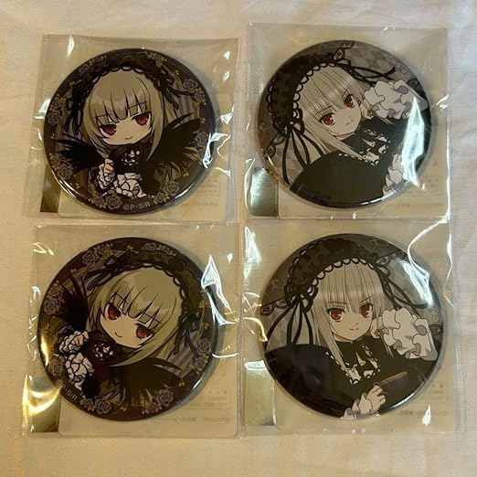 は*い様 ローゼンメイデン　レア！缶バッジ 4個セット Amazon.co.jp: ローゼンメイデン 水銀燈 缶バッジ4点セット : Hobbies