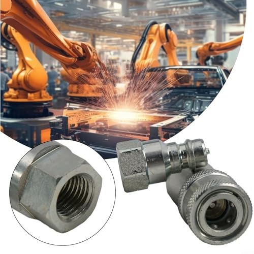 Image of Hydraulic Quick Connect Coupling Poppet Valve Quick Release Fitting NPT For ISO A Hydraulic Coupling Connector 1 /4 inch 3 /8 inch 1 /2 inch 3 /4 inch, 40 MPa Pressure, For Agricultural Construction Equipment(NPT-1 /4)