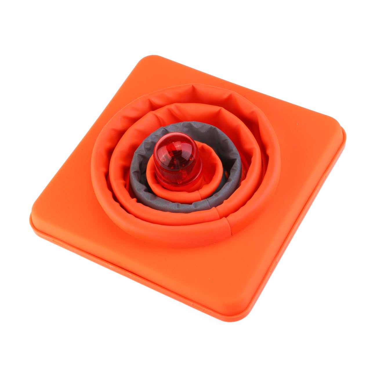 HAWILLOSCH Collapsible Traffic Cone Led Road Safety Cone Oxford Fabric 45cm Height Led Light