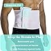 PAZ WEAN Hernia Belts for Men Abdominal Support Surgical Belly Binder Stomach Wrap Band After Surgery