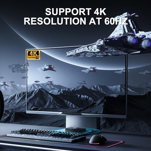 Image of Mini Computer Stick with Windows 11 Pro Intel Celeron J4125 8GB DDR4 256GB SSD PC Stick Support UHD 4K 60Hz WiFi 2.4G /5G Gigabit Ethernet BT 4.2