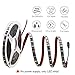 ALITOVE 16.4ft 5050 SMD Red LED Flexible Strip Ribbon Light 5M 300 LEDs Waterproof IP65 DC 12V for Home Garden Commercial Area Lighting, Without Power Supply