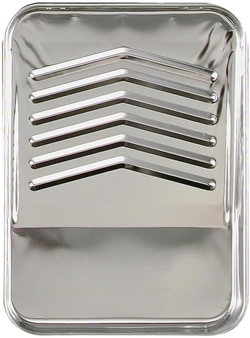 24-Pack of 9" Premier Paint Roller 9-T Paint Tray Bright Metal Paint Tray