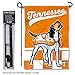 College Flags & Banners Co. Tennessee Volunteers Mascot Smokey Garden Flag with Stand Holder