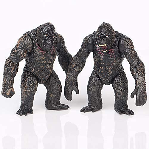 Set of 10 Action Figures King of The Monsters Dragon VS Kong Mini Monster Orangutan Playsets