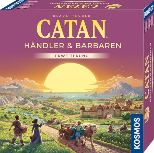 Kosmos Catán 685140   Juego de Mesa para 3 – 4 Personas a Partir de 10 años, Juego Familiar, Solo jugable con Juego Base, colonos de Catán
