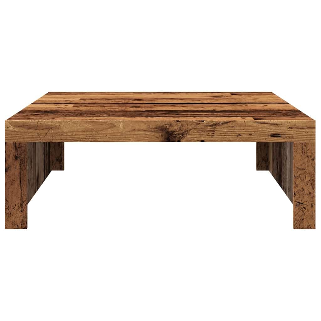 Mesa de Centro Madera de ingeniería Envejecida 100x100x35 cm, Mesa Auxiliar, Mesa de salón, Mesa Decorativa, vidaXL