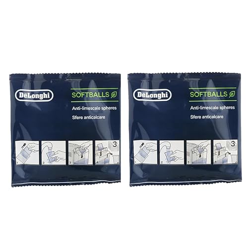 DeLonghii Anti-Scale Balls for Coffee Machines – 2 Sachets – Limescale Prevention & Water Softening Treatment for Bean-to-Cup, Espresso, Filter Machines DLCS551 - Image 4