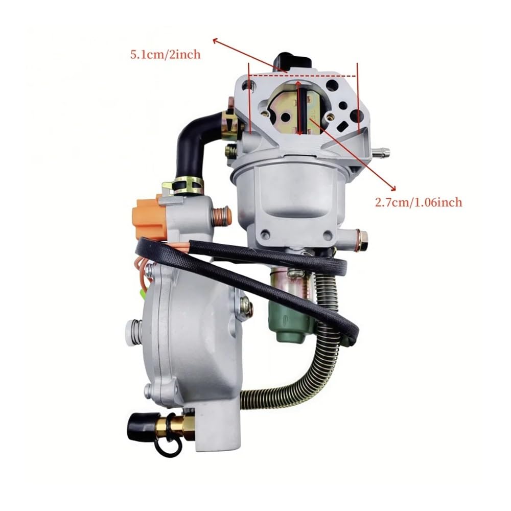 GX390 188F Generator Dual Carburetor LPG CNG Conversion Kit 4.5-5.5KW Manual Choke Garden Tools
