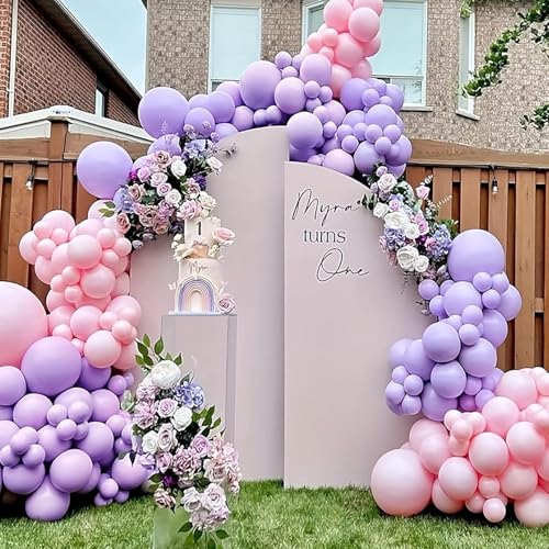 Image of KBZVNAF Pastel Pink Latex Party Balloons 50 Pack 12 inch