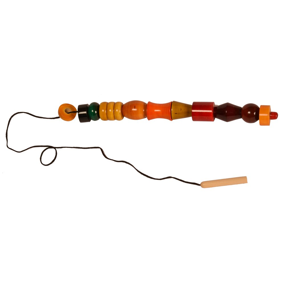 Kidken Montessori Wooden Threading Bead Shapes | Wooden Beads Lacing Activity Toy for Kids | Early Education Wooden Teaching Toy |Fine Motor Skills Toy for 2+ Year Kids (B00WWPMLYE) Amazon Price History, Amazon Price Tracker
