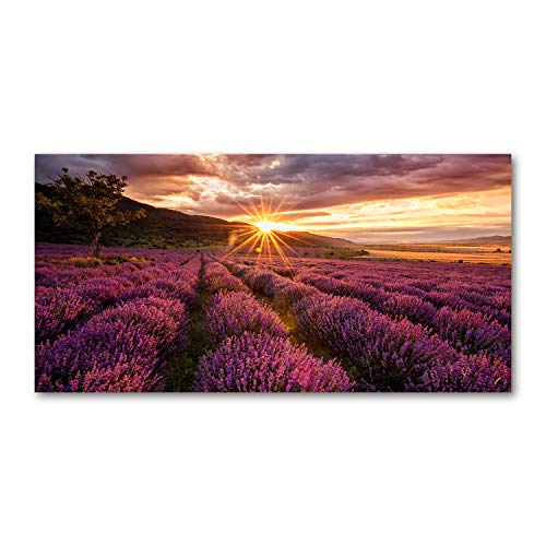 Crédence de cuisine paysage lavande Tulup pour cuisiner en Provence