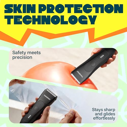 MANSPOT Manscape Groin and Body Hair Trimmer for Men Electric Pubic Shaver - image 9