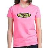 CafePress Troma Classic Women's Dark T Shirt Womens Cotton Dark T-Shirt Pink