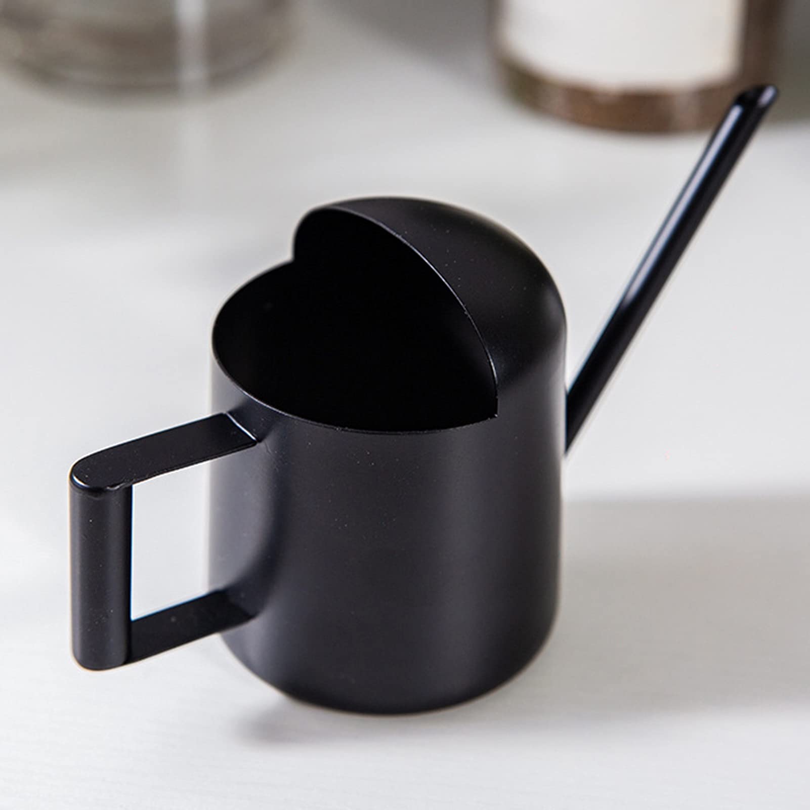 arrosoir plante interieur Oiser en acier sans tain peut accueil 500 ml de couleur noire longue bec cruté pichet plante fleur fleur plante succulentes canettes d'eau outil de jardinage Bonsai Arrosoir