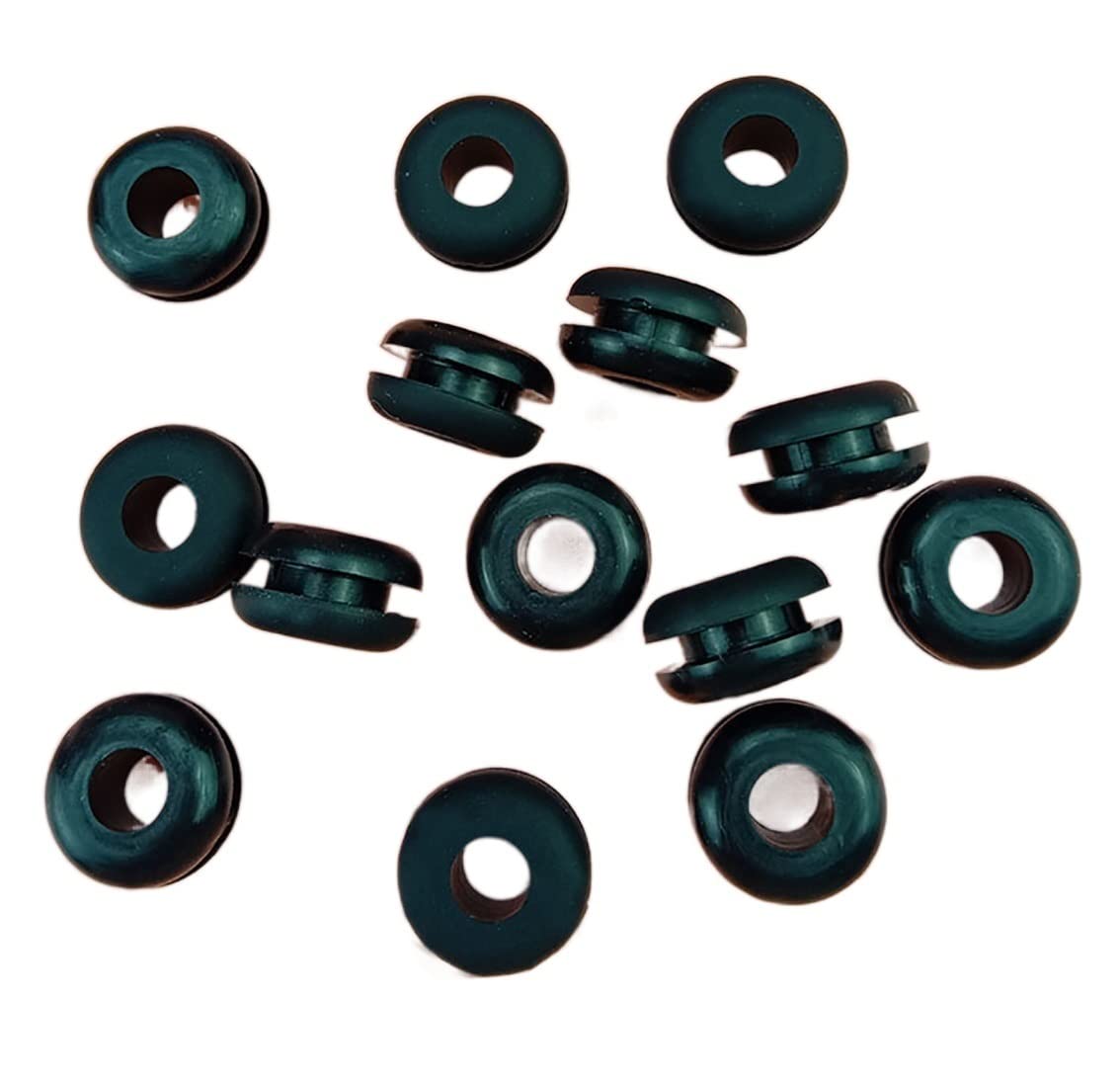 2/5Pcs Black 8.8mm Silicone Rubber Caps Plug Gasket Protect Caps Double-Sided Guard Coil Seal Stopper (Color : Black, Size : 5pcs)