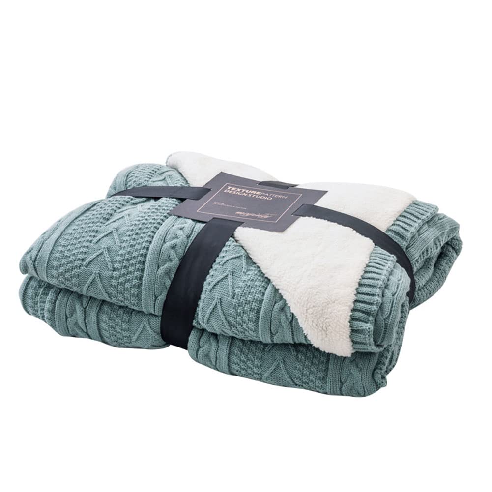 Manta para sofá de lana de cordero de 70 x 100 cm, manta de oficina de 130 x 160 cm, adecuada para sala de estar, dormitorio, oficina, terraza, ventana de bahía, coche