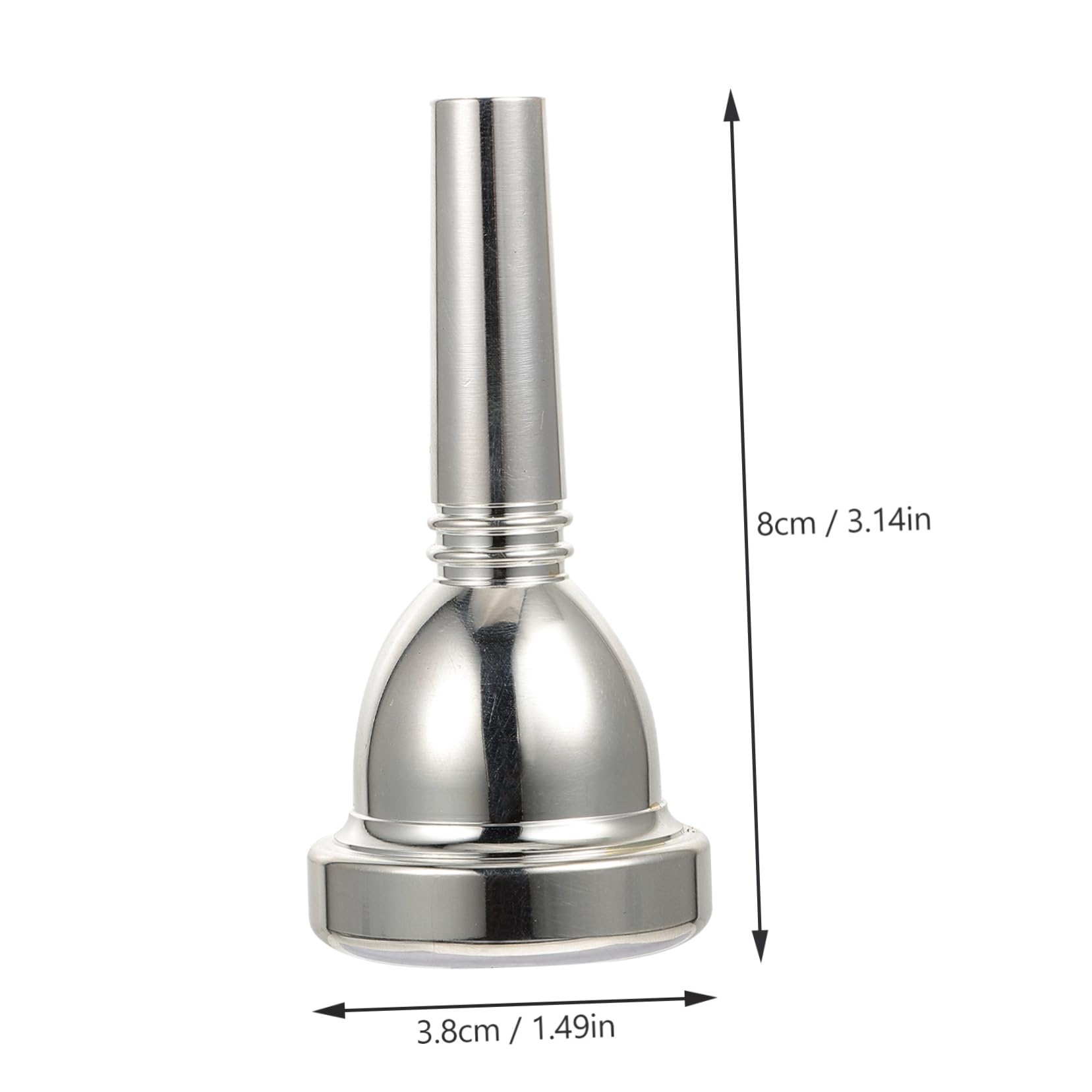 ifundom Trombone Mouthpiece Professional Accessory for Elegant Sound Smooth Wear Resistant Design for School Concerts and Practice present for Music Lovers